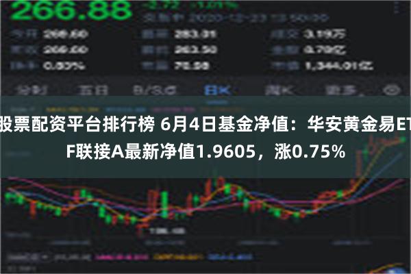 股票配资平台排行榜 6月4日基金净值：华安黄金易ETF联接A最新净值1.9605，涨0.75%