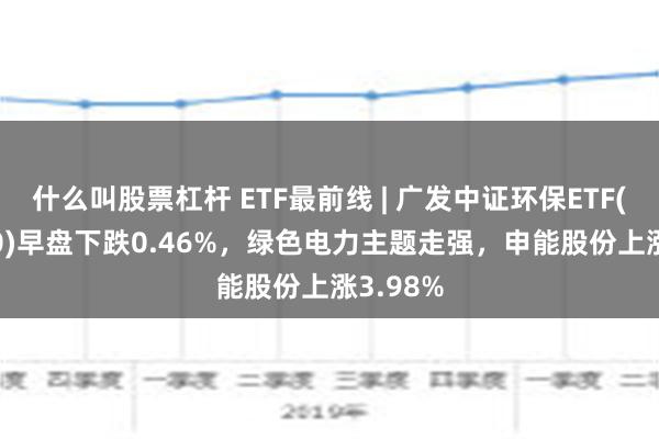 什么叫股票杠杆 ETF最前线 | 广发中证环保ETF(512580)早盘下跌0.46%，绿色电力主题走强，申能股份上涨3.98%