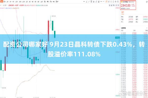 配资公司哪家好 9月23日晶科转债下跌0.43%，转股溢价率111.08%