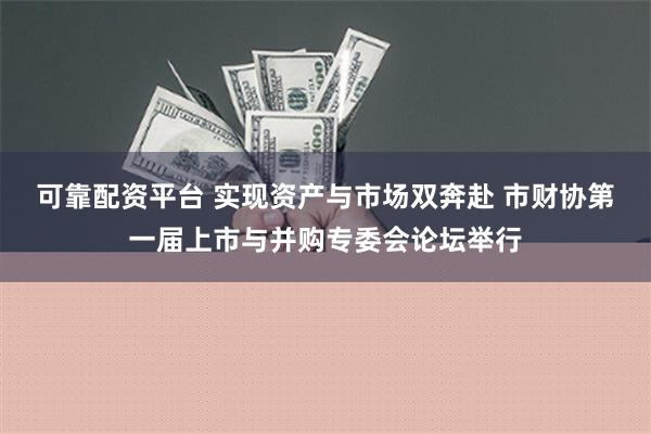 可靠配资平台 实现资产与市场双奔赴 市财协第一届上市与并购专委会论坛举行