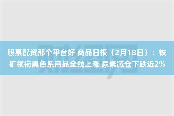 股票配资那个平台好 商品日报（2月18日）：铁矿领衔黑色系商品全线上涨 尿素减仓下跌近2%